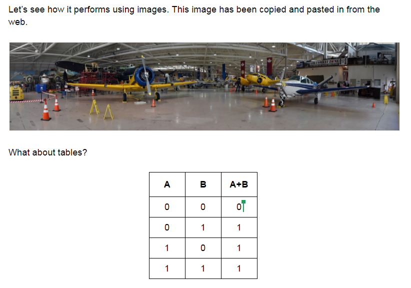 WordPress Test Post via Google Docs (as seen in Google Docs)