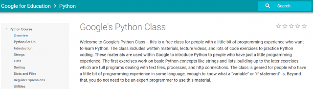 Google Python Class