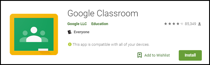 Google Classroom App –